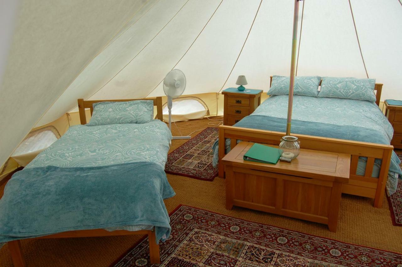 Camping La Foret De Tesse Exterior foto